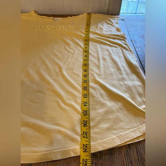 Yellow “SUNSHINE” Tee - Penningtons - Size 1X - Picture 3 of 7